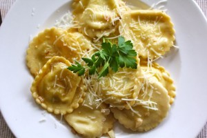 Chevre Filled Ravioli